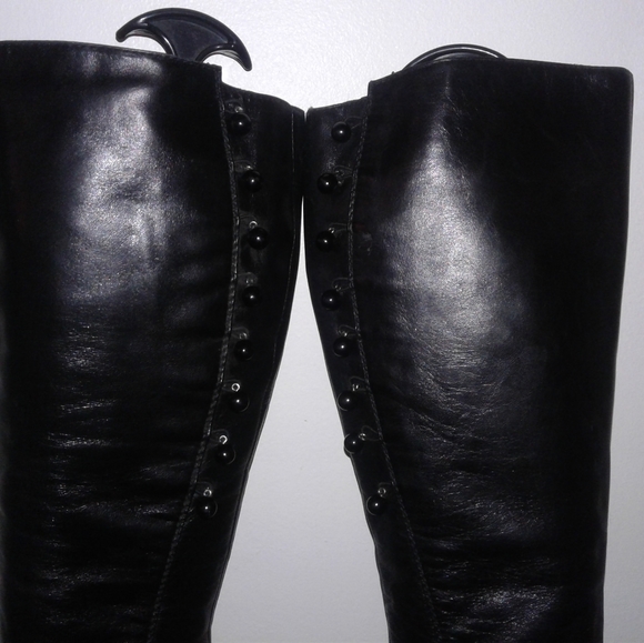 HOST PICK. CARLO PAZOLINI boots. Black leather. 37 - Picture 6 of 6